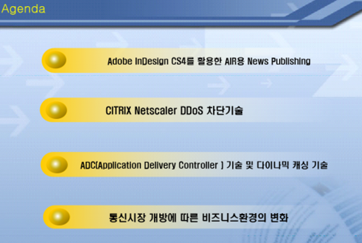 2009년 10월 광주 세미나  발표 자료
