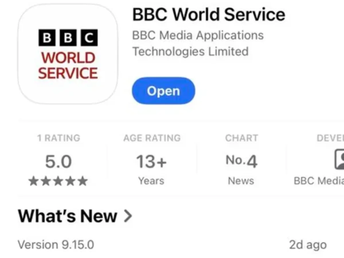 BBC 월드 서비스, 7개 앱에서 하나의 다국어 앱으로 전환